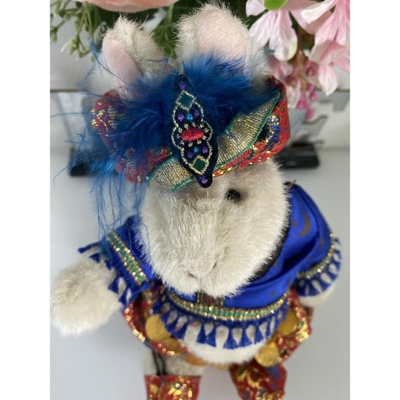 Hoppy VanderHare Genie Alladin Fortune Teller Plush Bunny Dressed 8" Muffy NWT - Picture 9 of 16